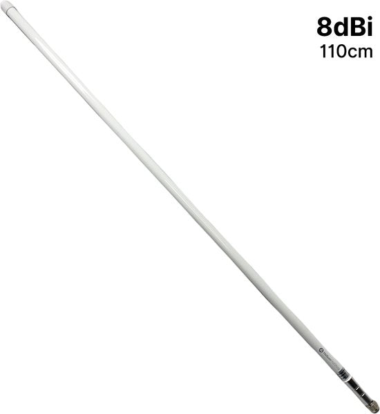 Helium antenne - 8 dBi - Outdoor helium antenne - 868 MHZ - Fiberglass antenne - Meshcore Antenne - TUNED ANTENNE - LoRa - 110 CM (kopie)