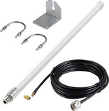 4 dBi Fiberglass Helium Antenne - Meshcore Antenne - 868 MHZ - 3M LMR 400- TUNED OP 868 MHZ NIEUW