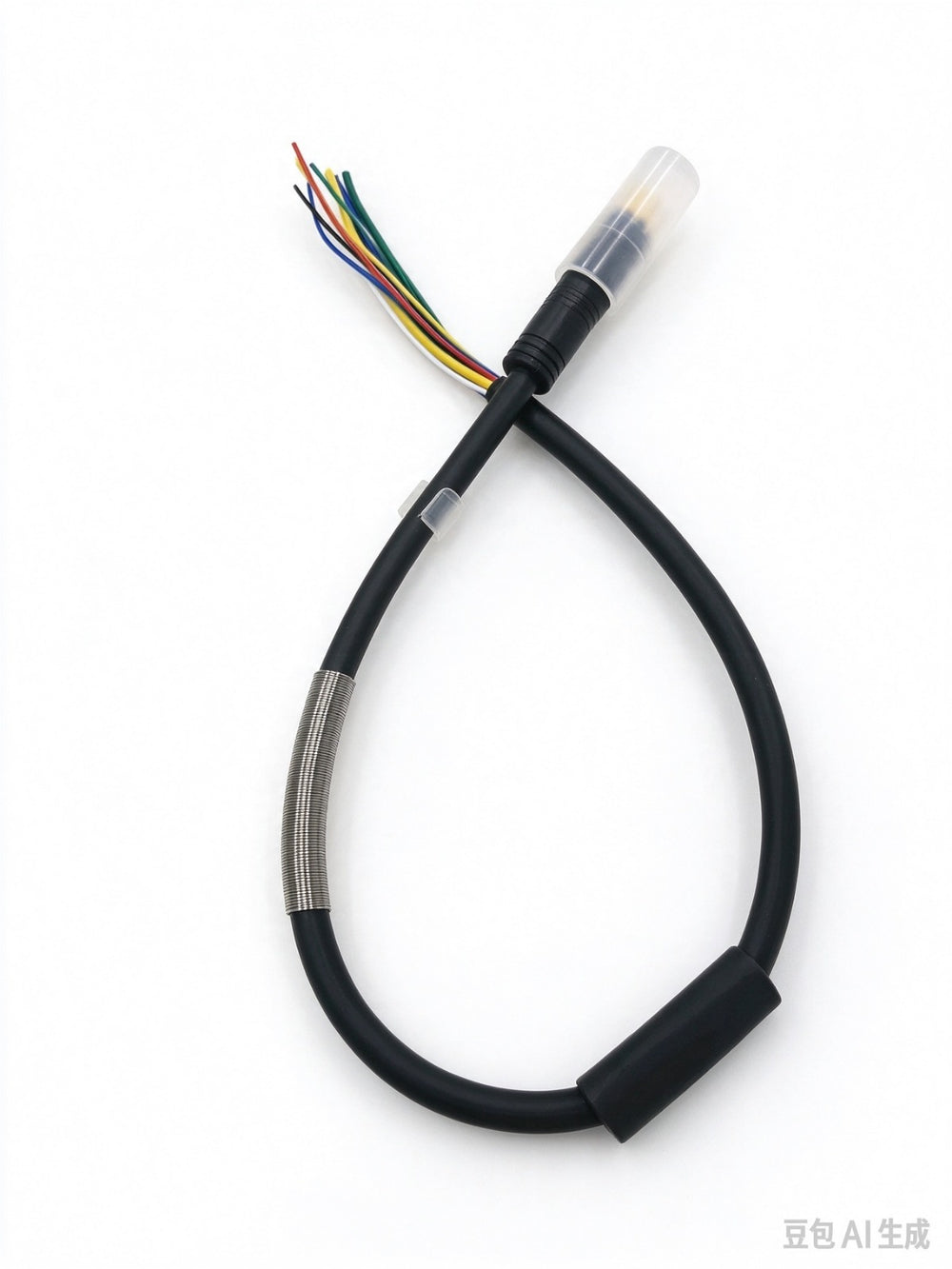 Motorkabel zwart voor fatbike 9pin